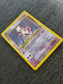 Pokemon TCG Mewtwo Base Set 10/102 Holo Rare - Image 3
