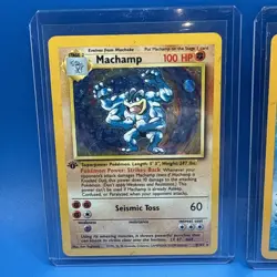 Pokemon TCG LOT Zapdos Base Set 16/102 Holo - Machamp Holo - Gyarados Base Halo - Image 2