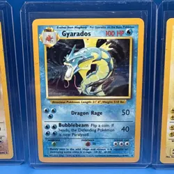 Pokemon TCG LOT Zapdos Base Set 16/102 Holo - Machamp Holo - Gyarados Base Halo - Image 3