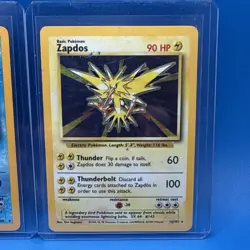 Pokemon TCG LOT Zapdos Base Set 16/102 Holo - Machamp Holo - Gyarados Base Halo - Image 4