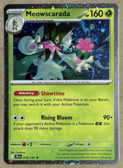 Meowscarada Cosmos Holo Journey Together Promo 018/159 Pokemon TCG - Image 1