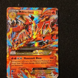 M Blaziken EX XY86 OVERSIZED Jumbo Promo XY Black Star Promos Pokemon - Image 1