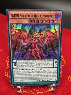 D/D/D Zero Doom Queen Machinex DOOD-EN003 Yugioh Doom of Dimensions LP - Image 1