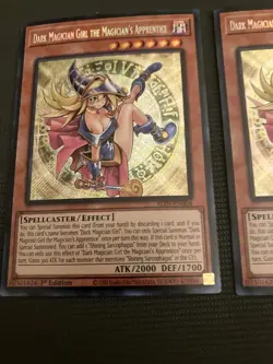 X3 DARK MAGICIAN GIRL THE MAGICIAN'S APPRENTICE * SECRET RARE YUGIOH! NM - Image 2