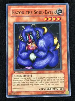 Yugioh Bazoo The Soul Eater LON-064 1st Super (MP) - Image 1