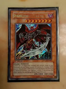 Yu-Gi-Oh Darklord Zerato 1st Edition Secret Rare PTDN-EN081 NM Near Mint - Image 1