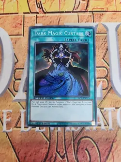 Dark Magic Curtain SBC1-ENG13 Secret Rare 1st Edition NM Yugioh - Image 1