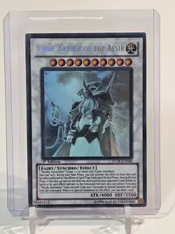 Yugioh! MP Odin, Father of the Aesir - STOR-EN040 - Ghost Rare - 1st Edition Mod - Image 2