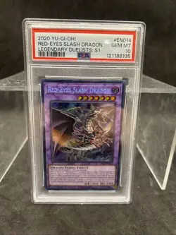 PSA 10 ✨Red Eyes Slash Dragon✨ Legendary Dualists Season 1 ✨ LDS1-EN014 Yu-Gi-Oh - Image 1