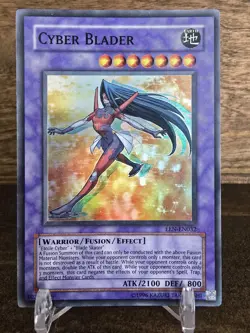 Yugioh Card Cyber Blader EEN-EN032 Elemental Energy Super Rare LP - Image 1