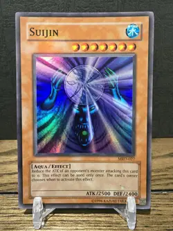 Yu-Gi-Oh! Suijin MRD-027 Metal Raiders Super Rare Unlimited Holo LP Vintage - Image 1