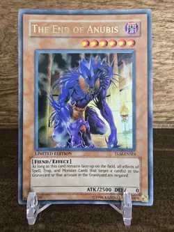Yu-Gi-Oh! Card The End of Anubis TLM-ENSE4 Limited Edition Ultra Rare LP - Image 1