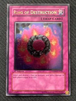 Yugioh Ring of Destruction 1st Edition Ultimate Rare DPKB-EN036 MP/LP - Image 1