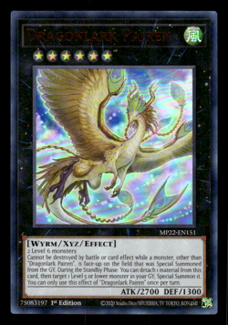 MP22-EN151 Dragonlark Pairen Ultra Rare 1st Edition Mint YuGiOh Card - Image 1