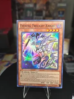 Yugioh Evening Twilight Knight DOCS-EN023 Super Rare 1st Edition NM/LP - Image 1