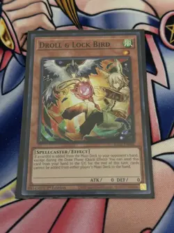 Droll & Lock Bird Ultra Rare RA02 1st Ed NM Yugioh - Image 1