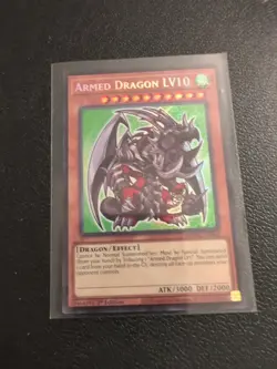 Armed Dragon LV10 MZMU-EN065 Secret Rare Yugioh Maze of Muertos - Image 1