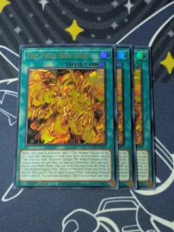 3x The True Sun God MP22-EN275 Ultra Rare (NM) - Yugioh Playset - Image 1