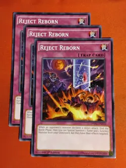 Reject Reborn (x3) DPDG-EN033 Yu-Gi-Oh! 1st Edition - Unplayed Mint+ - Image 1