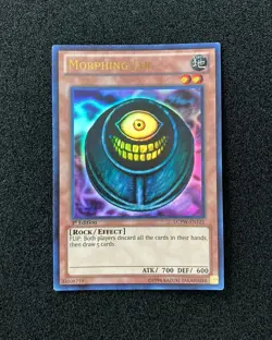 1996 Konami TCG Yu Gi Oh Game English #GLD1-EN121 Jar Morphing KI62 - Image 1