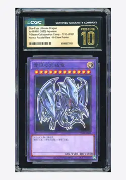 YuGiOh CGC 10 PRISTINE Blue-Eyes Ultimate Dragon Promo 2025 711E-JP001 Japanese - Image 1