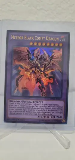 Yugioh Meteor Black Comet Dragon 1st Edition INOV-EN041 - Image 1