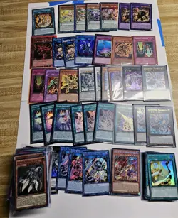 Yu-Gi-Oh holo mix Lot Of 150+ Cards. mini punk and solfcore deck lot - Image 1