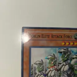 YUGIOH 1st EDITION CRV-EN020 GOBLIN ELITE ATTACK FORCE SUPER RARE NEAR MP/HP DMG - Image 2
