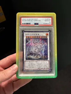 Yu-Gi-Oh Blue Eyes Ultimate Spirit Dragon PSA 10 - Image 1