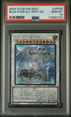 Yu-Gi-Oh Blue Eyes Ultimate Spirit Dragon PSA 10 - Image 2