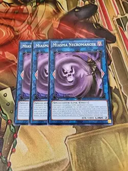 3X Miasma Necromancer (DOOD-EN052) - Common - 1st Edition NM Yugioh - Image 1