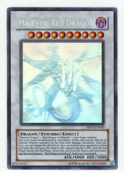 YGO Absolute Powerforce Majestic Red Dragon ABPR-EN040 Ghost Unlimited NM R5M8 - Image 1