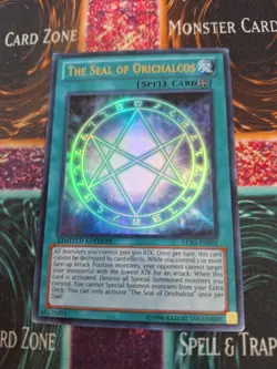 Yugioh The Seal of Orichalcos LC03-EN001 Ultra Rare Limited Lightly Played - Image 1