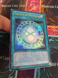 Yugioh The Seal of Orichalcos LC03-EN001 Ultra Rare Limited Lightly Played - Image 2