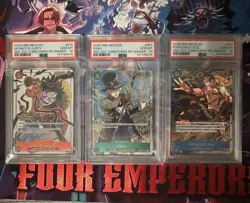 PSA 10 Sequential -Luffy Sabo Ace WINNER - One Piece 3rd Anniversary 3 Brothers - Image 1