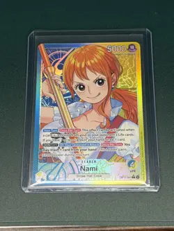 One Piece Nami Alternate Art OP11-041 A Fist of Divine Speed LEADER English RARE - Image 1