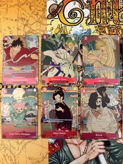One Piece TCG English Version 1st Anniversary Set Promo Set/Lot NM - Image 4