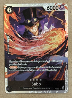 Sabo Foil The Best- Vol. 2 Super Rare PRB02-014 One Piece CCG - Image 1