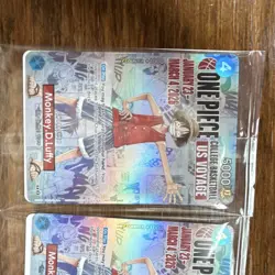 2 Bandai Namco One Piece CCG College Basketball Monkey D. Luffy Promo Holo - Image 4