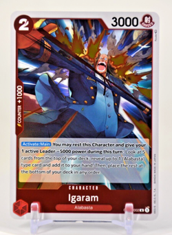 OP04-002 Igaram - Rare - Kingdoms of Intrigue One Piece CCG - Image 1