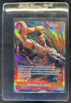 2025 One Piece Carrying On His Will Monkey D. Garp Rare Alt Art #OP13-016 - Image 1
