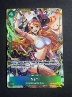 Nami (Alternate Art) - The Azure Sea's Seven OP14-031 One Piece Cards - Image 1