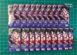 One Piece CG OP-14 The Azure Sea's Seven Sleeved Booster Packs [Lot Of 20] - Image 1