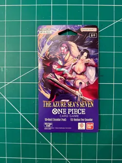 One Piece CG OP-14 The Azure Sea's Seven Sleeved Booster Packs [Lot Of 20] - Image 2