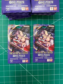 One Piece CG OP-14 The Azure Sea's Seven Sleeved Booster Packs [Lot Of 20] - Image 5
