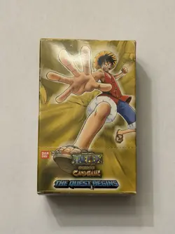 Bandai One Piece Collectible Card Game The Quest Begins Booster Box 2005 Opened - Image 1
