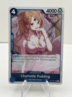 Charlotte Pudding OP06-047 Wings of the Captain Foil One Piece Rare NM - Image 1