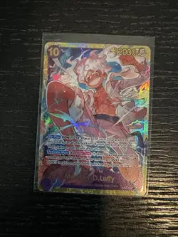 Monkey.D.Luffy OP05-119 SEC - One Piece TCG - English Card Near-Mint Secret Rare - Image 1