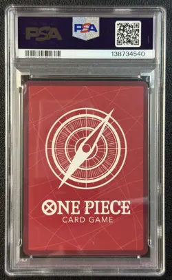 MONKEY D. LUFFY PSA 10 2025 ONE PIECE EN EB02-010 OPG PROMO DODGERS NIGHT GEM - Image 2