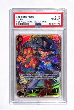 2024 One Piece 500 Years.... Sabo SEC PSA 10 (BCGA6) #118 - Image 1
